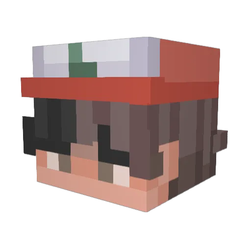 xwojna21 Minecraft avatar head, 3D render