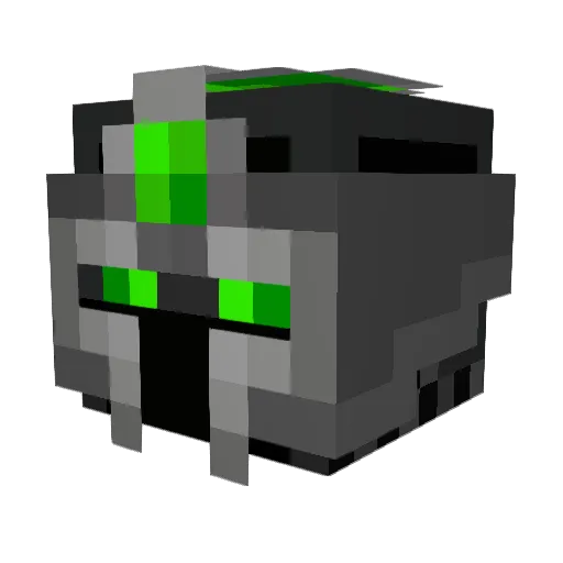 xx3000 Minecraft avatar head, 3D render