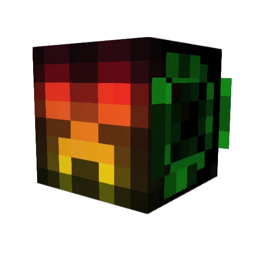 xxFireaglexx Minecraft avatar head, 3D render
