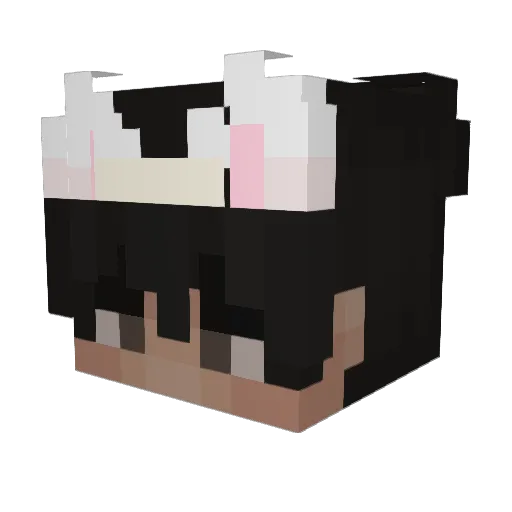 xxFuji Minecraft avatar head, 3D render