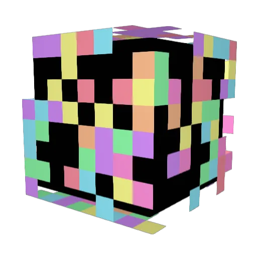xxGhostx Minecraft avatar head, 3D render