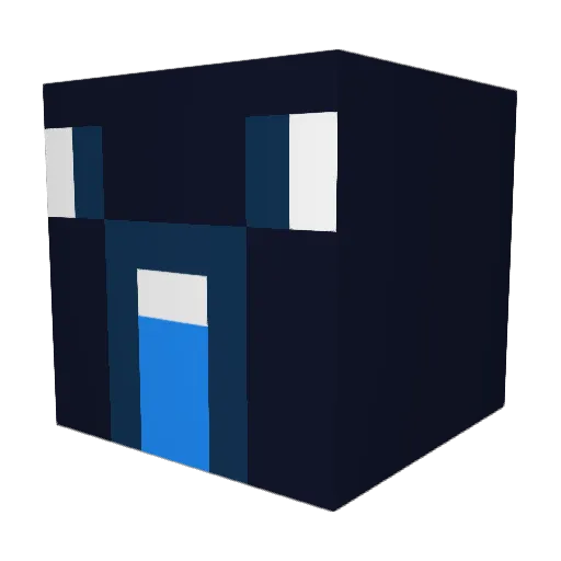 xxIan_ Minecraft avatar head, 3D render