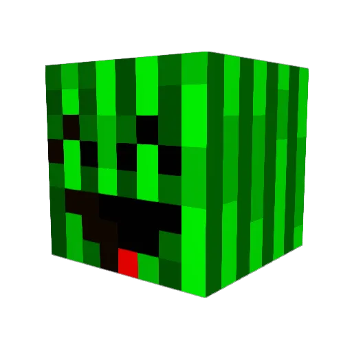 xxItzMaxx Minecraft avatar head, 3D render