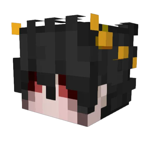 xxMaegor Minecraft avatar head, 3D render