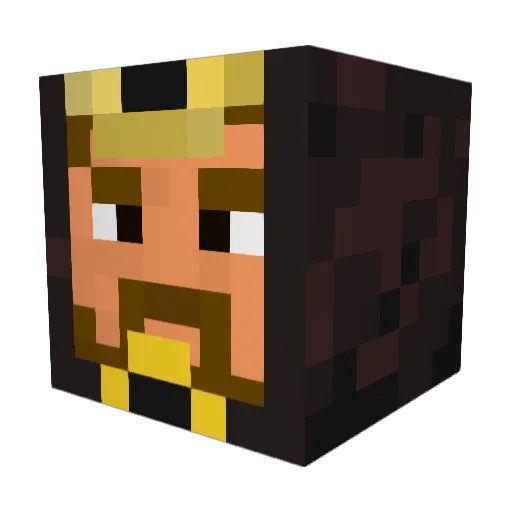 xxPR00Kxx Minecraft avatar head, 3D render