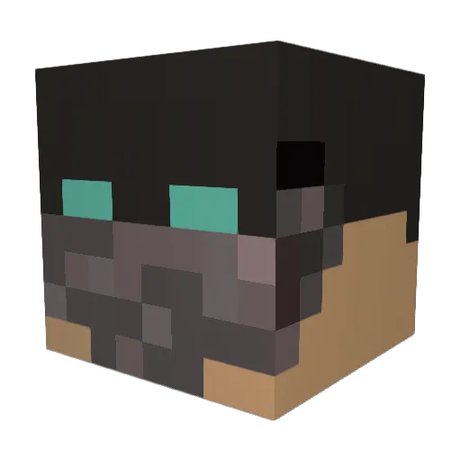 xxPinheadxx Minecraft avatar head, 3D render