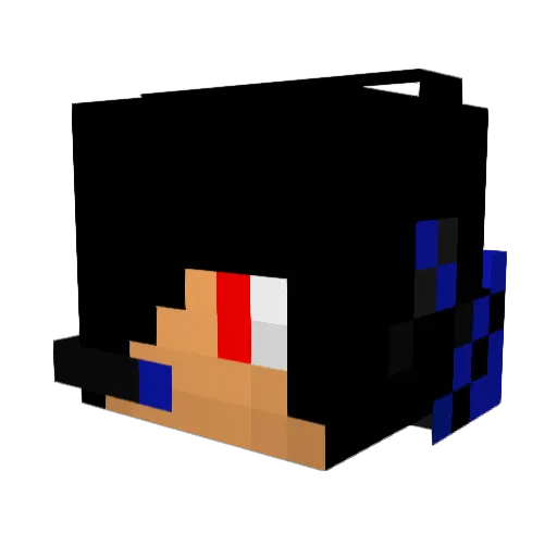 xxRandomPotatoxx Minecraft avatar head, 3D render