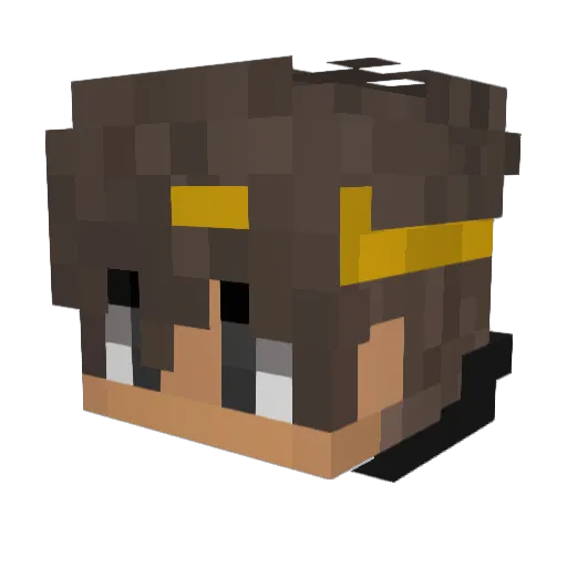 xxShayaxx Minecraft avatar head, 3D render