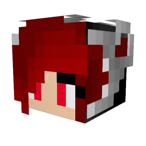 xxSorkaxx Minecraft avatar head, 3D render