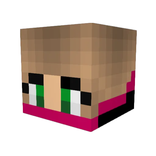 xxStarling Minecraft avatar head, 3D render