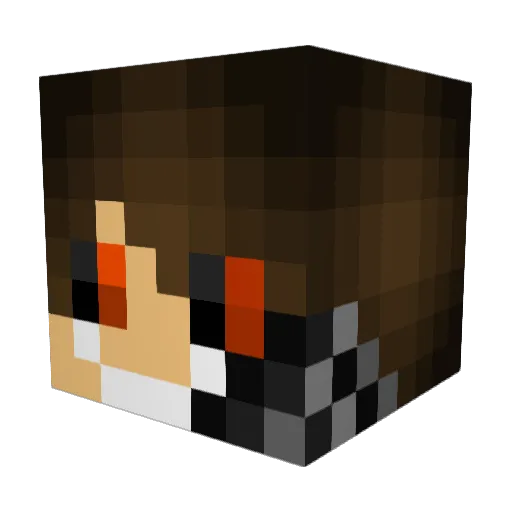 xxSuperSnipexxHD Minecraft avatar head, 3D render