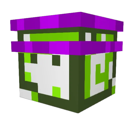 xxTy Minecraft avatar head, 3D render