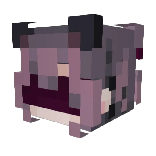 xxVoxy Minecraft avatar head, 3D render