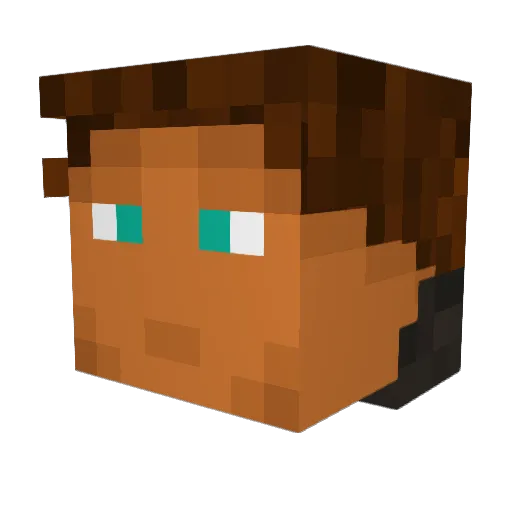 xx_Clover_xx Minecraft avatar head, 3D render