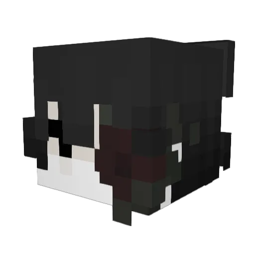 xx_Ds Minecraft avatar head, 3D render