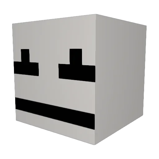 xx_Final_xx Minecraft avatar head, 3D render