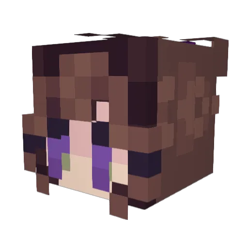 xx_RedRose_xx Minecraft avatar head, 3D render