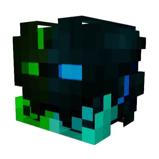 xx__Blue__xx Minecraft avatar head, 3D render