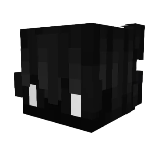xx_hg Minecraft avatar head, 3D render