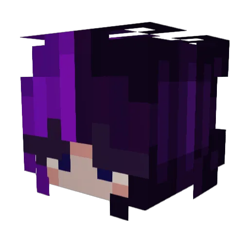 xx_loki Minecraft avatar head, 3D render