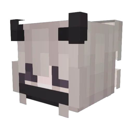 xx_vilj Minecraft avatar head, 3D render