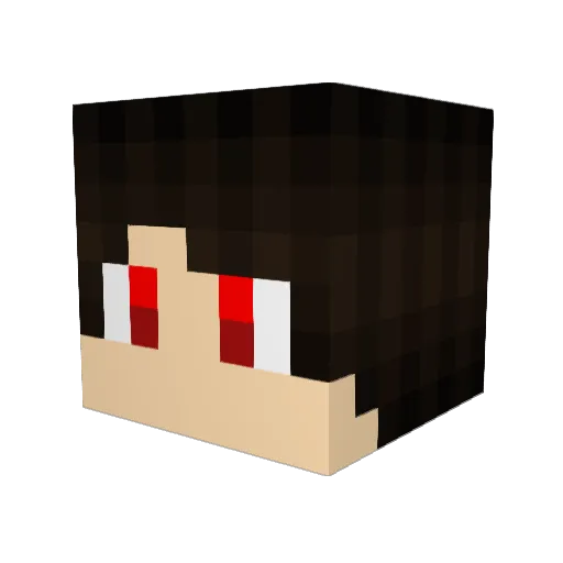 xxbrawnxx Minecraft avatar head, 3D render