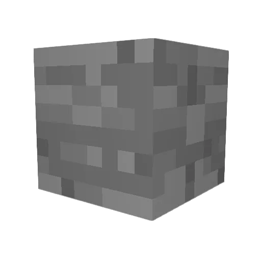 xxbrickxx Minecraft avatar head, 3D render