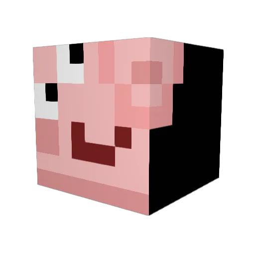 xxbubble_buttxx Minecraft avatar head, 3D render
