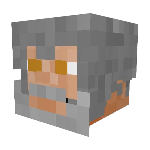 xxeellaa9 Minecraft avatar head, 3D render