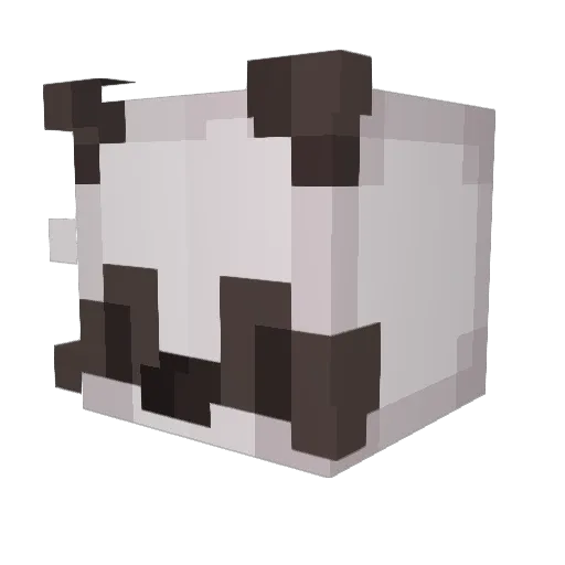 xxemmmma Minecraft avatar head, 3D render
