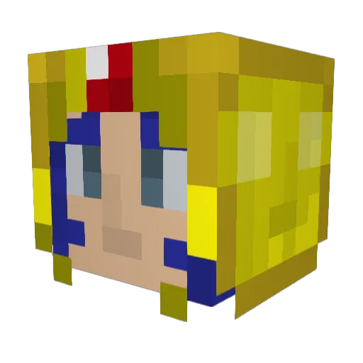 xxgamernunoxx Minecraft avatar head, 3D render