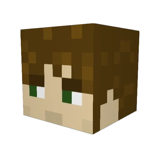 xxienaxx Minecraft avatar head, 3D render