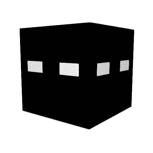 xxkdwo Minecraft avatar head, 3D render