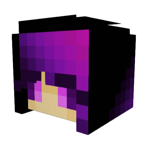 xxlintux Minecraft avatar head, 3D render