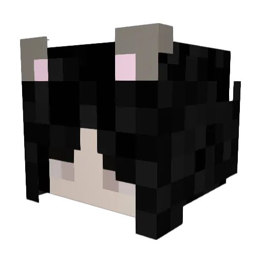 xxmarea Minecraft avatar head, 3D render