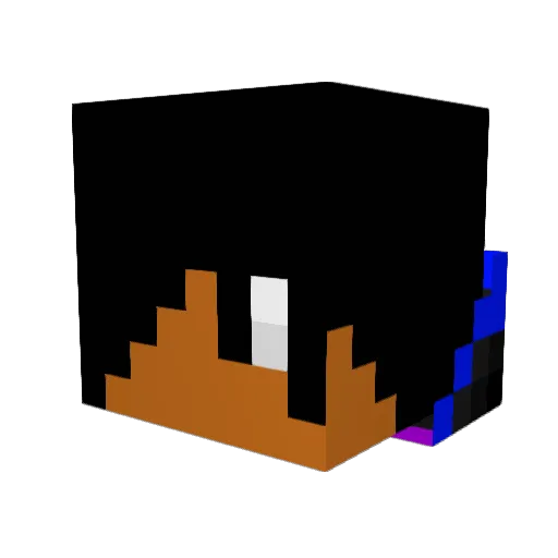 xxmcdangerxx Minecraft avatar head, 3D render