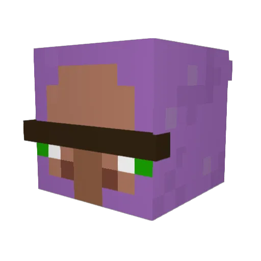 xxna Minecraft avatar head, 3D render