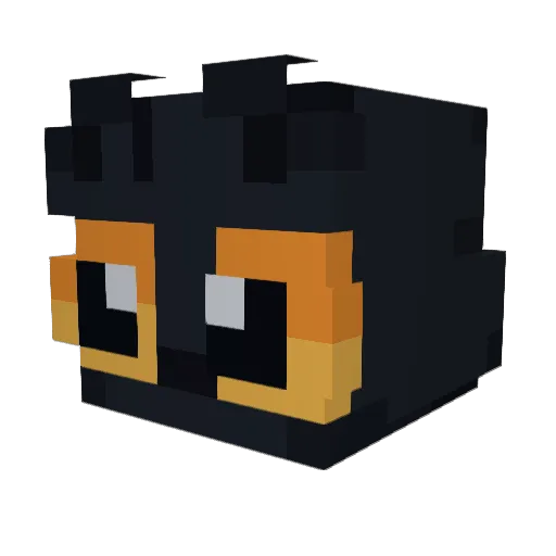 xxnelu Minecraft avatar head, 3D render
