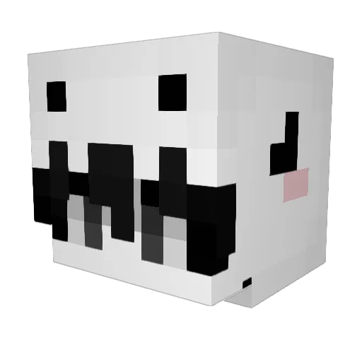 xxojja Minecraft avatar head, 3D render