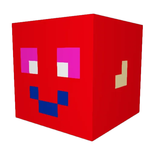 xxrylock123 Minecraft avatar head, 3D render