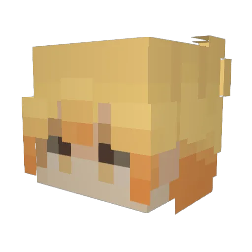 xxshadowjoey Minecraft avatar head, 3D render