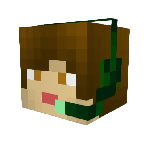 xxstevezz Minecraft avatar head, 3D render