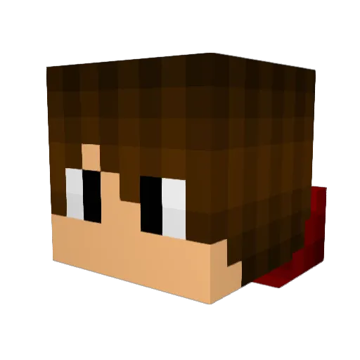 xxtreme179 Minecraft avatar head, 3D render