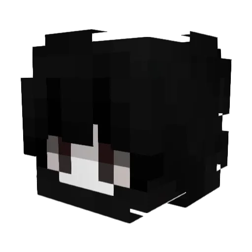 xxull Minecraft avatar head, 3D render