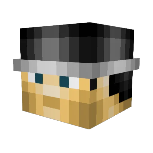xxxTOSH Minecraft avatar head, 3D render