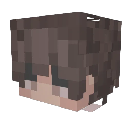 xxxccchb Minecraft avatar head, 3D render