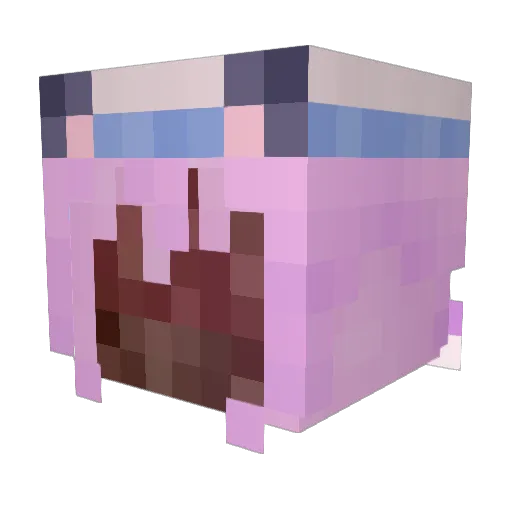 xxxd2333 Minecraft avatar head, 3D render
