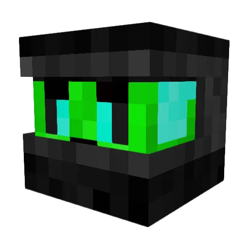 xxxtenticals Minecraft avatar head, 3D render
