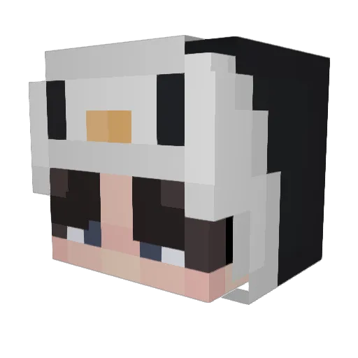 xxy0375 Minecraft avatar head, 3D render