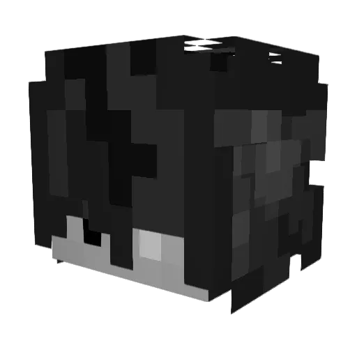 xy0zs99 Minecraft avatar head, 3D render